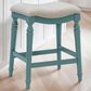 Linon Home Decor Hayes Counter Stool in Teal Blue, , large