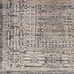 Nourison Lynx 12" x 15"9" Ivory and Slate Area Rug, , large