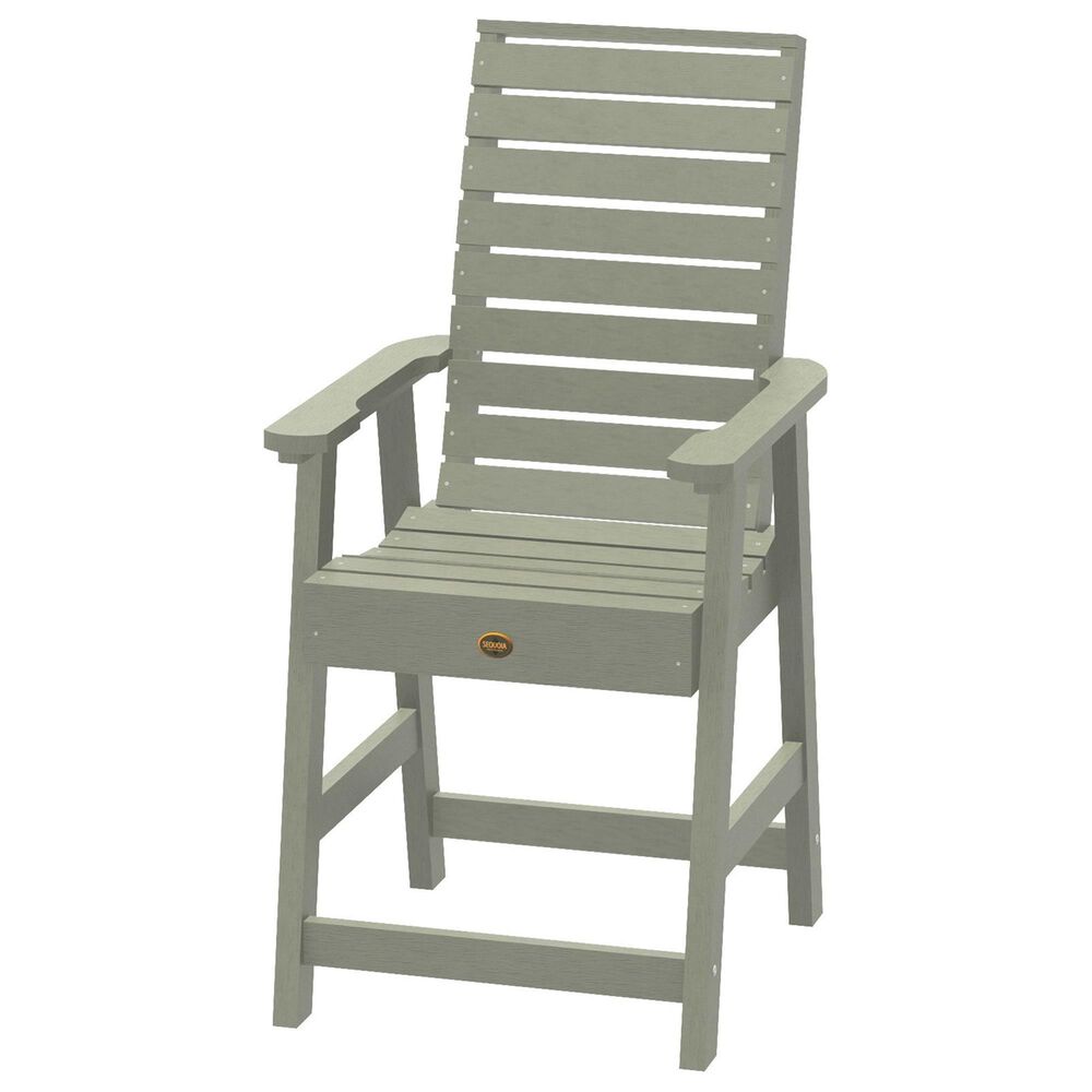 Highwood USA Glennville Patio Counter Height Chair in Eucalyptus, , large