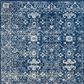 Safavieh Evoke EVK270A 2"2" x 13" Navy and Ivory Runner, , large