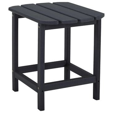 Ashley Sundown Treasure Patio Rectangular End Table in Black, , large