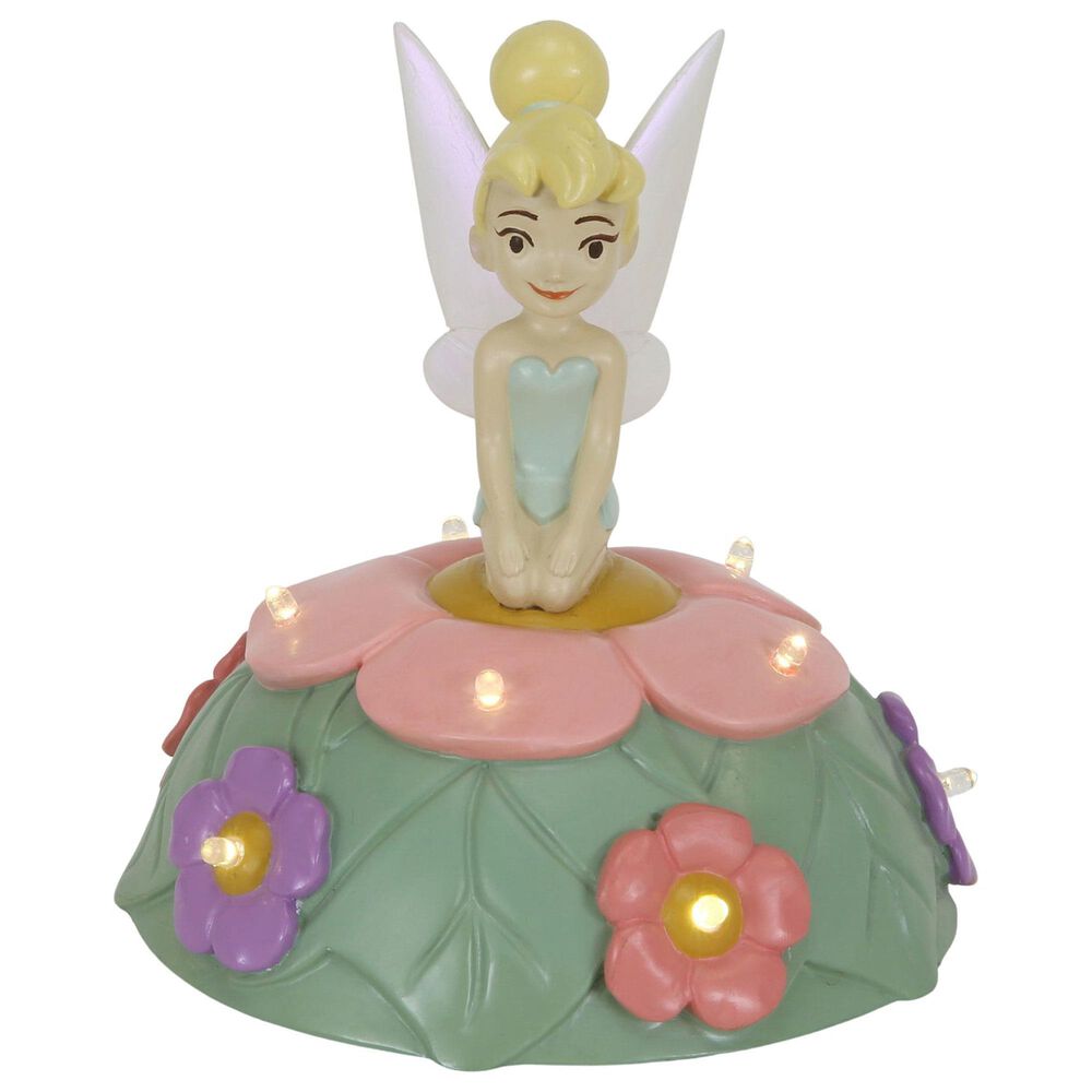 Lambs and Ivy Tinker Bell Table Top Night Light Nursery Lamp in Pink and Green, , large