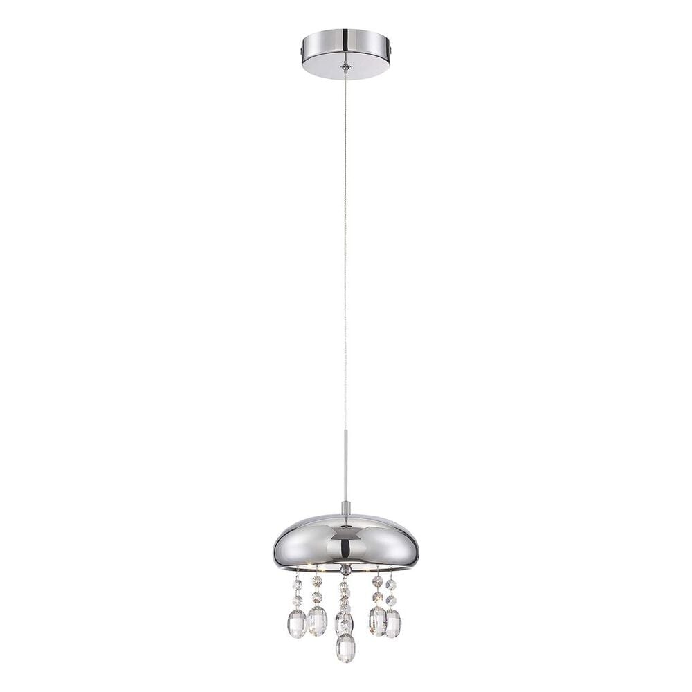 Lite Source Andrea Adjustable LED Pendant in Chrome, , large