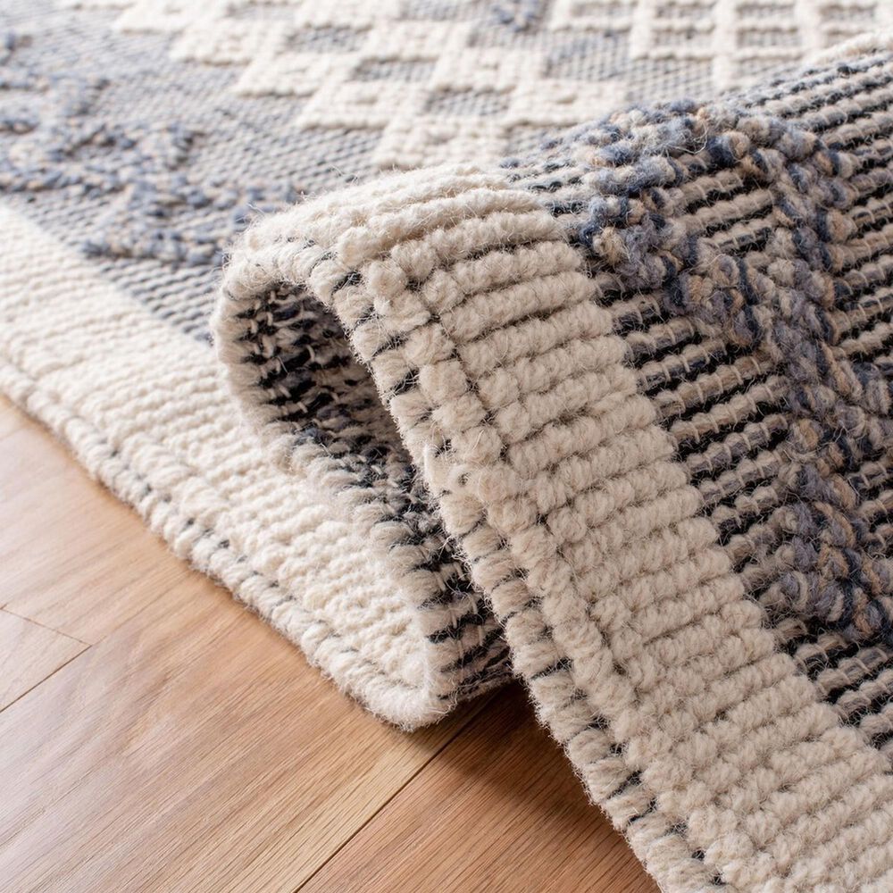 Safavieh Natura 2&#39;3&quot; x 8&#39; Cream and Navy Runner, , large