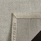 Safavieh Marbella Chevron 4" x 6" Silver Area Rug, , large
