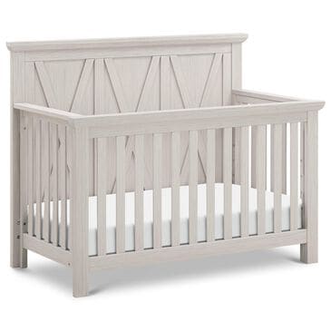 DaVinci Emory Farmhouse 4-in-1 Convertible Crib in White Driftwood, , large