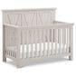 DaVinci Emory Farmhouse 4-in-1 Convertible Crib in White Driftwood, , large