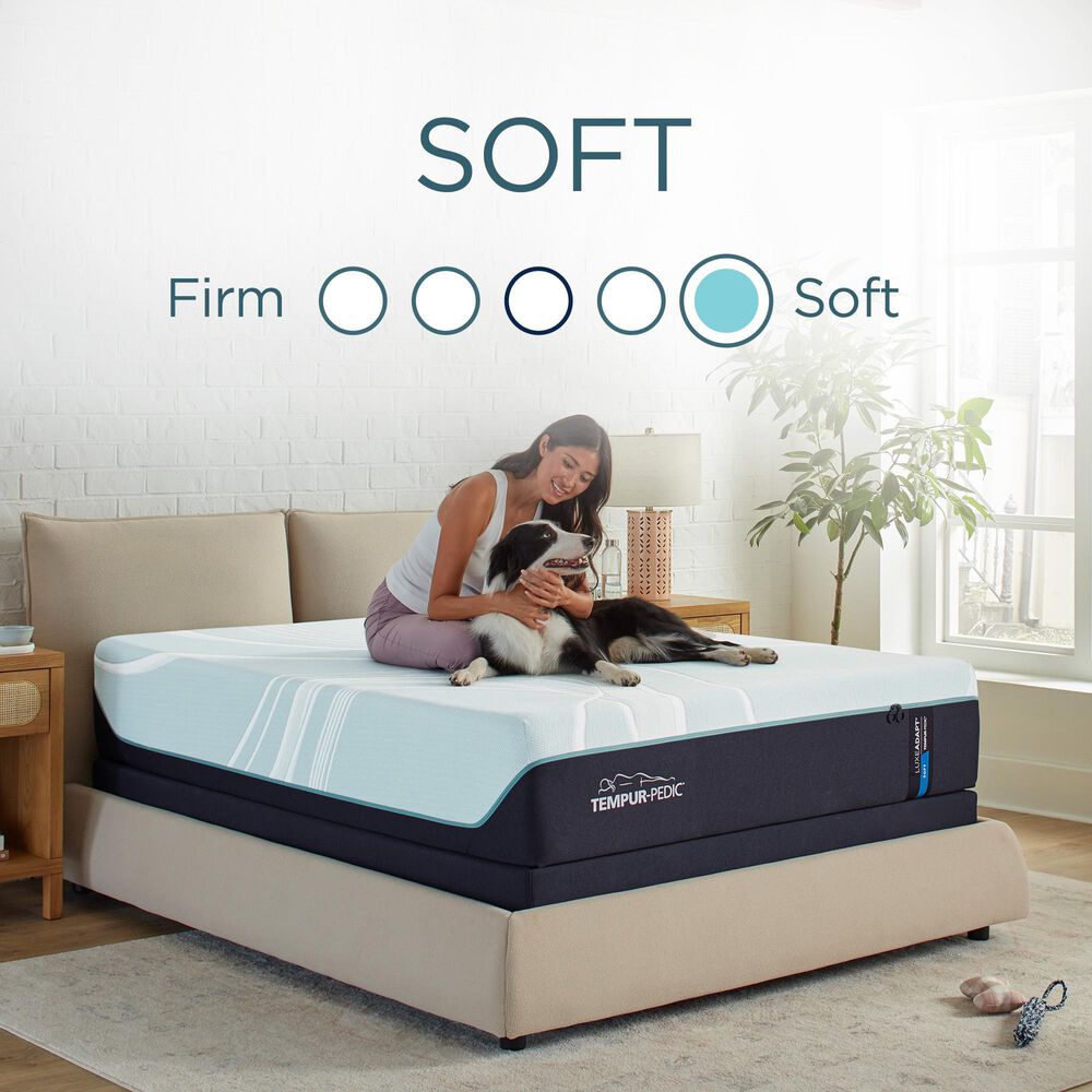 Tempur-Pedic LuxeAdapt 2.0 Soft King Mattress with High Profile Box Springs, , large