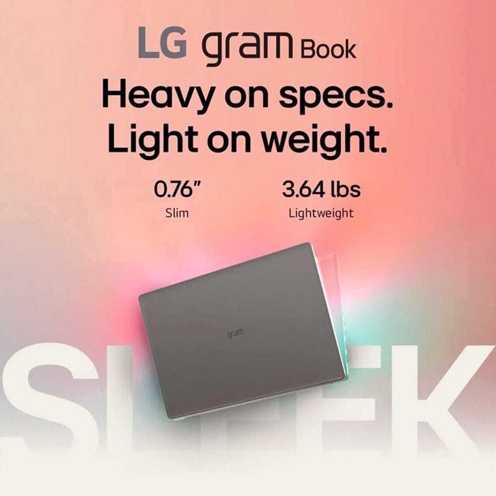LG Gram Book 15.6&quot; Laptop | Intel Core i5-1334U - 8GB RAM - Intel Iris Xe Graphics - 512GB SSD in Titan Silver, , large