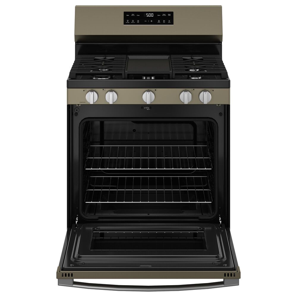 GE Appliances 30" Freestanding Gas Range with 5 Burners in Slate, , large