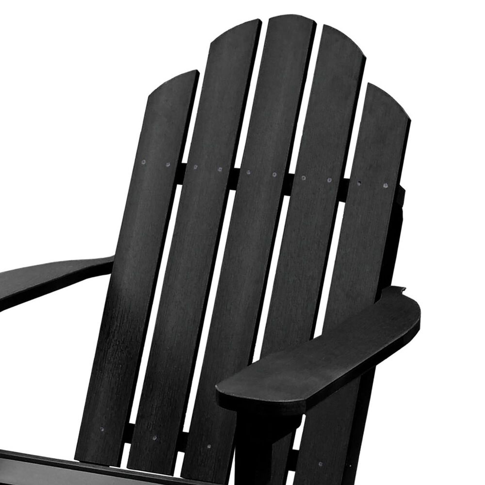 Highwood USA Classic Westport Adirondack Chair in Black &#40;Set of 2&#41;, , large