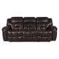 Oxford Furniture Cheers Power Reclining Sofa with Power Headrest in Cowboy Dark Brown, , large