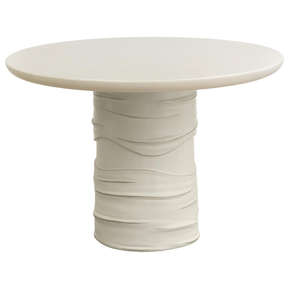 37B Alanya Dining Pedestal Table in Cream, , large