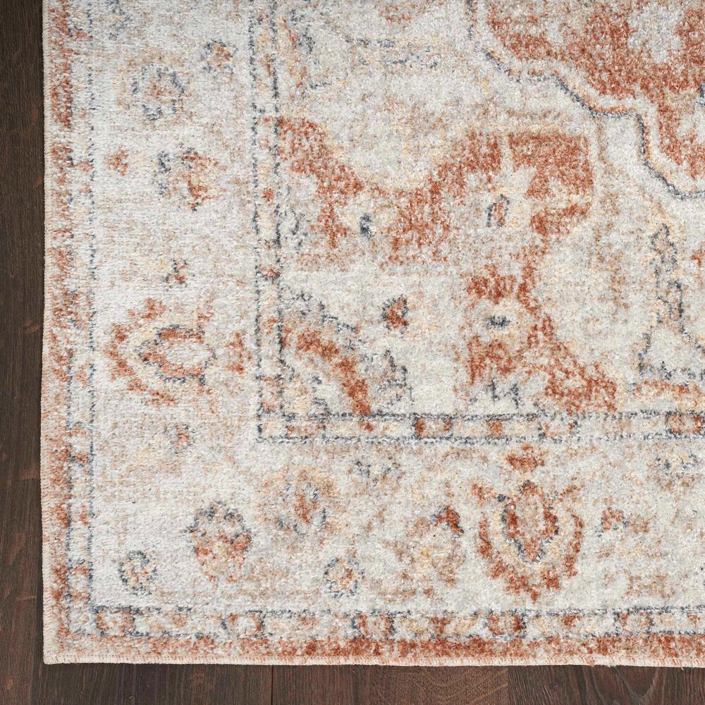 Nourison Astra Machine Washable 2&#39;2&quot; x 4&#39; Gold and Multicolor Area Rug, , large