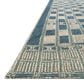 Loloi Mika 10"6" x 13"9" Blue and Ivory Area Performance Rug, , large
