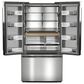 KitchenAid 24.3 Cu. Ft Counter Depth French Door Refrigerator with Interior Dispense in PrintShield Stainless Steel, , large
