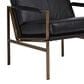 Ashley Puckman Leather Accent Chair in Black, , large