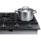 Samsung 36" Gas Cooktop in Black Stainless, , large