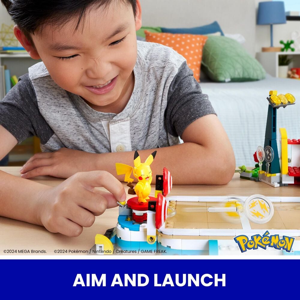 Mattel Pokemon Traning Stadium Building Set in Multicolor, , large