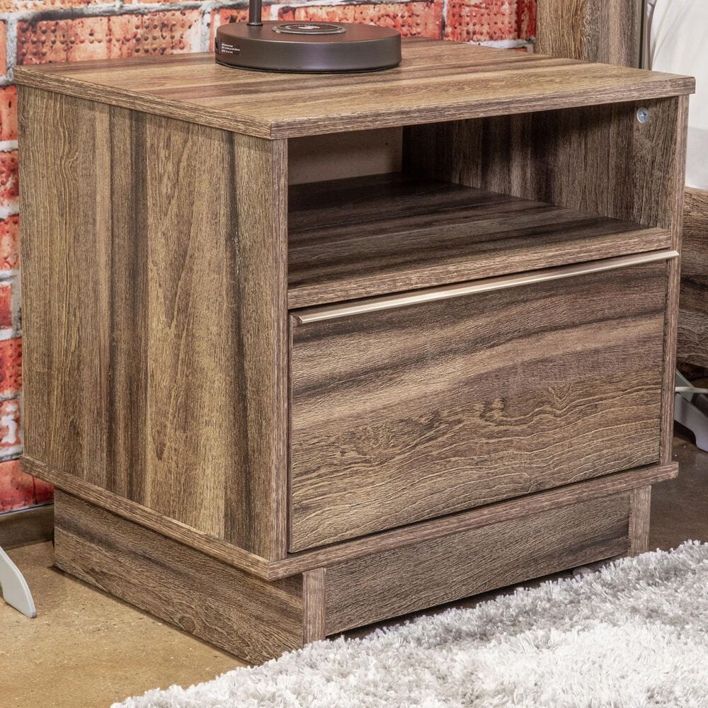 Ashley Shallifer 1 Drawer Nightstand in Brown, , large