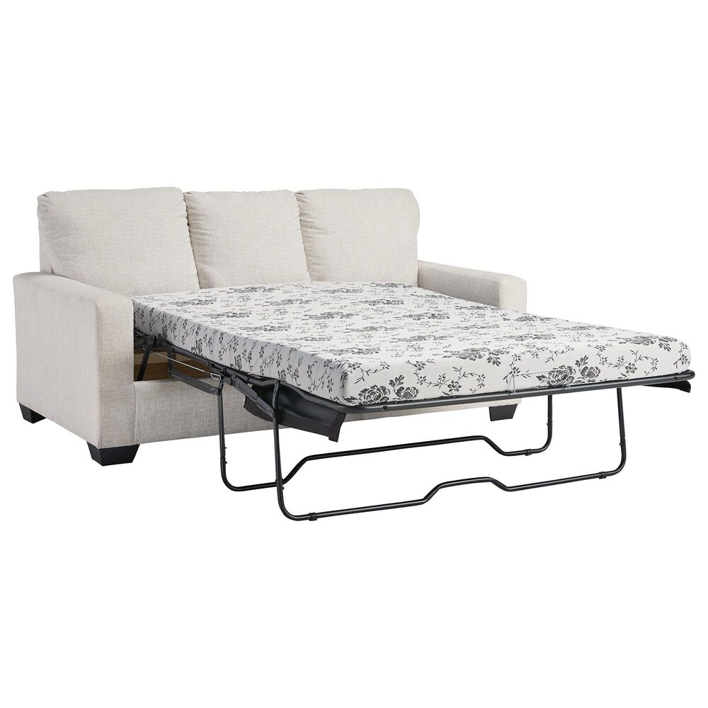 Ashley Rannis Stationary Full Sofa Sleeper in Snow, , large