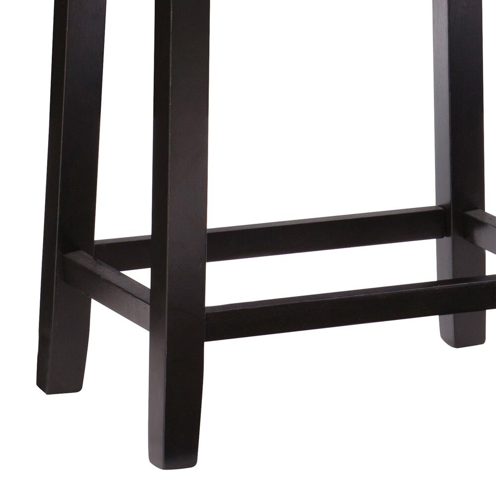 Linon Home Decor Claridge Counter Stool in Black (Set of 2), , large