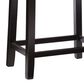Linon Home Decor Claridge Counter Stool in Black (Set of 2), , large