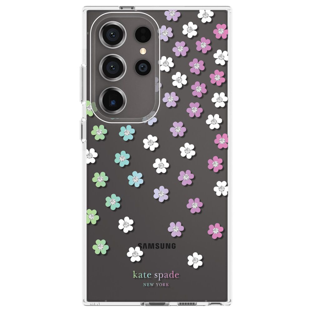Kate Spade Protective Hardshell Case for Samsung Galaxy S24 in Scattered Flowers, , large
