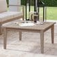 Linon Home Decor Teagon Square Coffee Table in Natural, , large