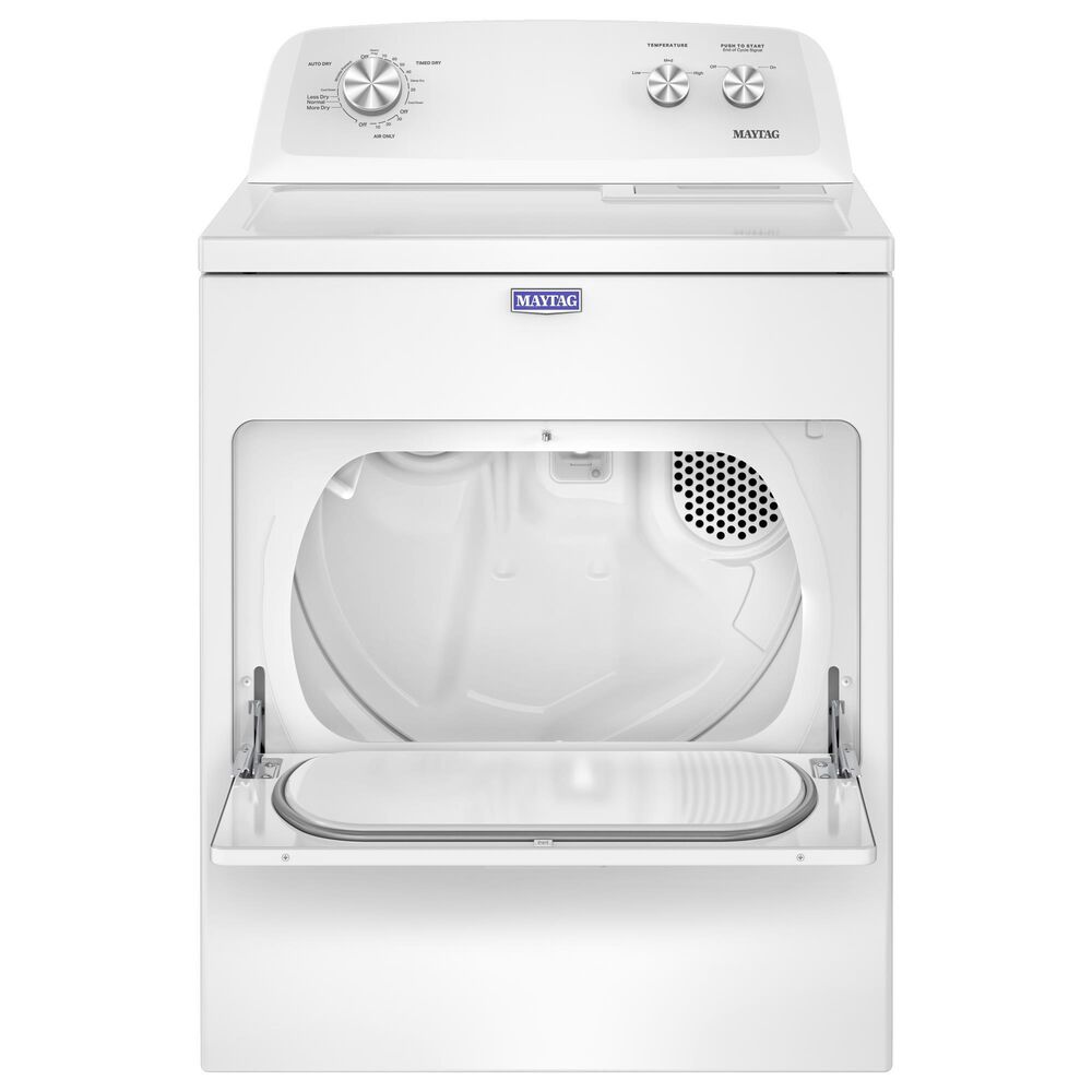 Maytag 7 Cu. Ft. Top Load Electric Wrinkle Prevent Dryer in White, , large