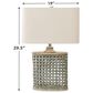 Signature Design by Ashley Deondra Metal Table Lamp in Gray, , large