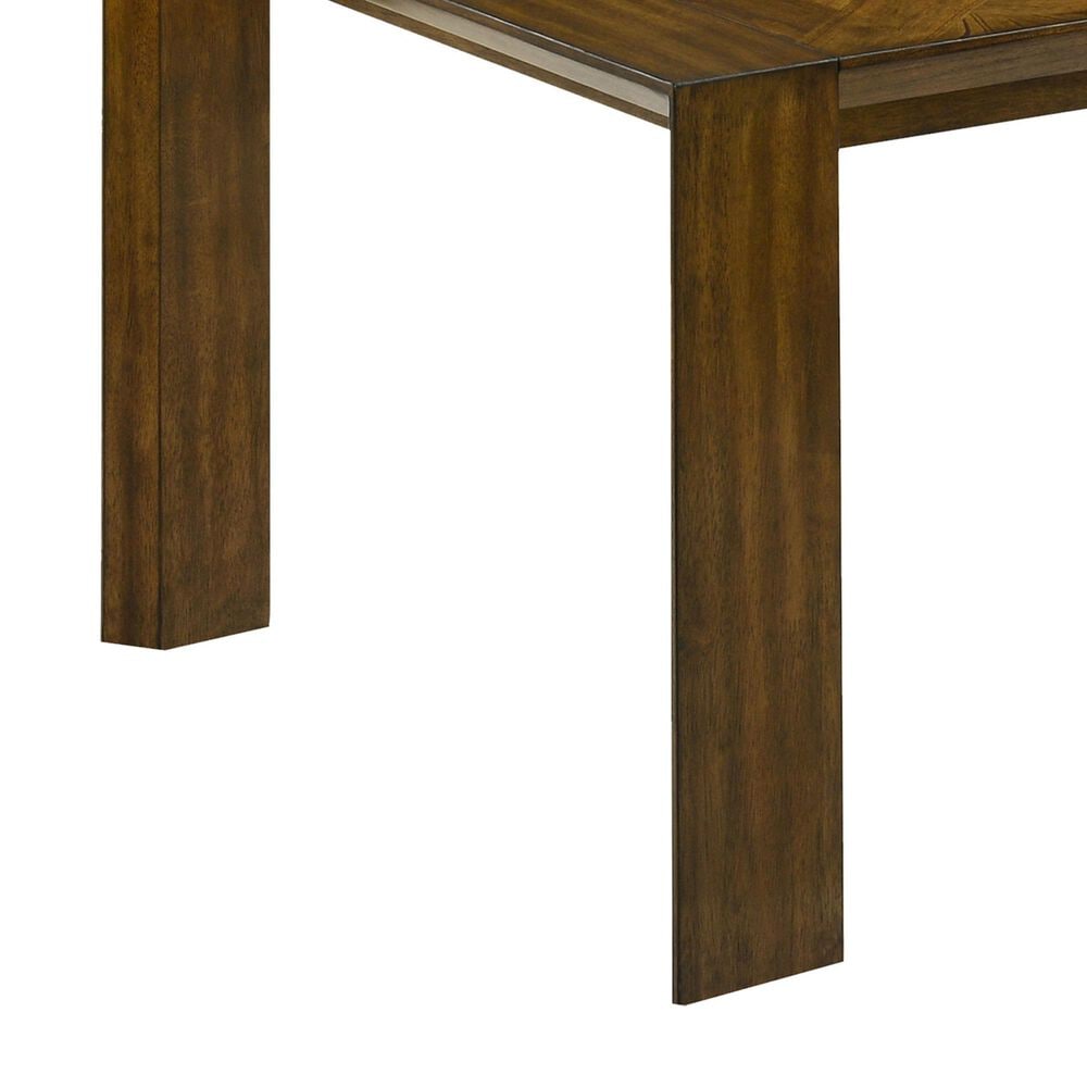Crown Mark Hollister 6-Piece Rectangular Dining Set in Brown, , large