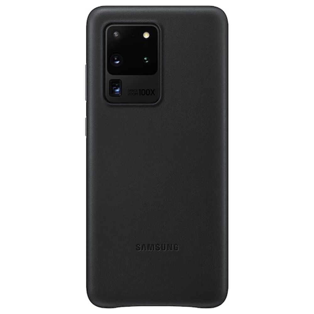 Samsung Galaxy S20 Ultra 5G Leather Cover in Black, , large