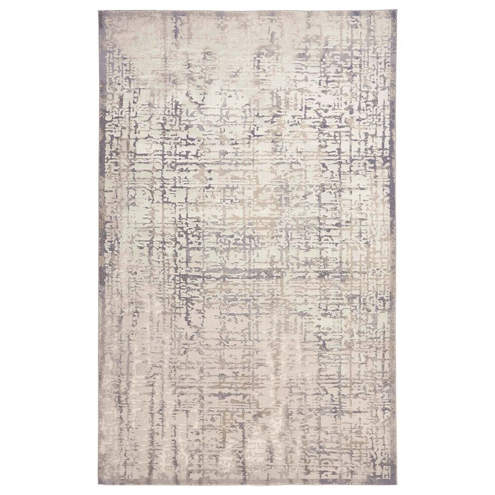 Feizy Waldor Abstract 10" x 13"2" Beige Area Rug, , large