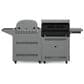 Tytus 4-Burner Gas grill w/ Pizza Oven in Gunmetal Gray, , large
