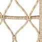 Hearth and Haven Bruce Outdoor Round Wicker Coffee Table with Open Lattice Design in Brown, , large