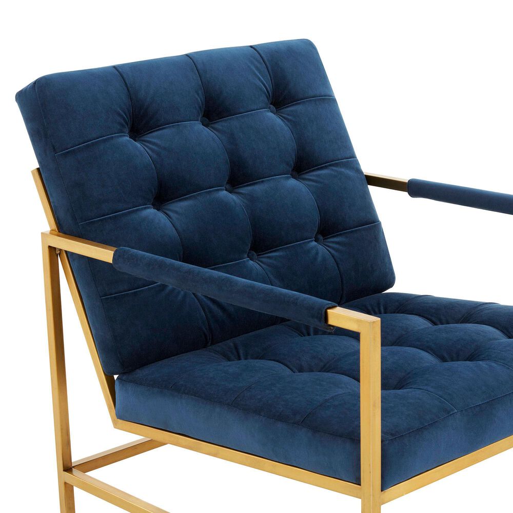 Tov Furniture Van Accent Chair in Midnight Blue, , large