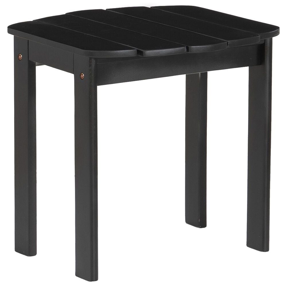 Linon Home Decor Adirondack End Table in Black, , large
