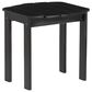 Linon Home Decor Adirondack End Table in Black, , large