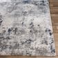 Surya Aisha 2" x 2"11" Charcoal, Light Gray, Blue and Off-White Area Rug, , large