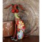 Maple and Jade Eclectic Dog Garden Sculpture in Red, Blue, Pink, Green and Yellow, , large