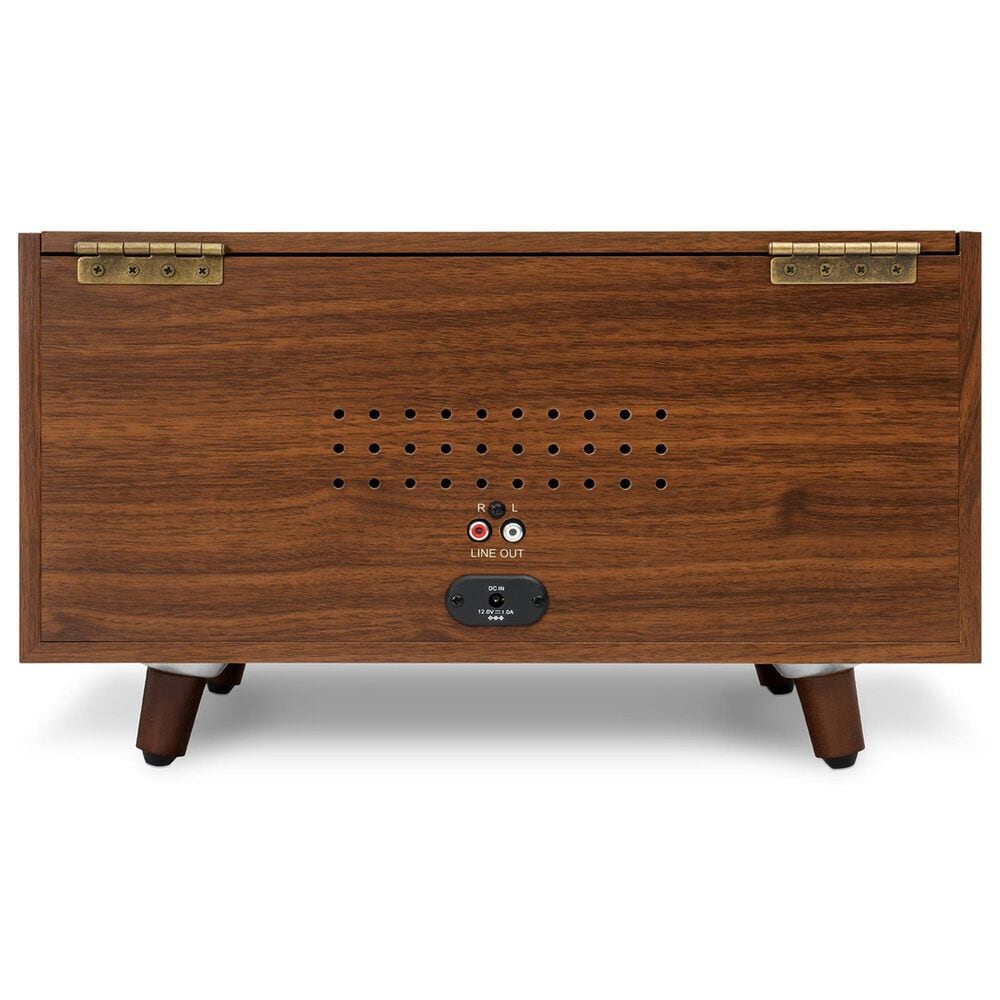 Victrola Century 6-in-1 Music Center Record Player with 3-Speed Turntable in Walnut, , large