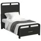 Mayberry Hill Ridgemont Twin Storage Panel Bed in Black, , large