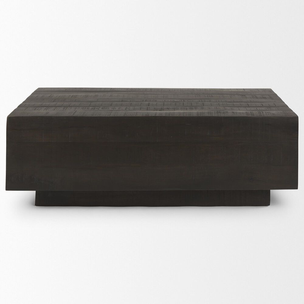 Mercana Hayden Square Coffee Table in Dark Brown, , large