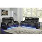 Ashley Boyington Power Reclining Sofa in Black, , large