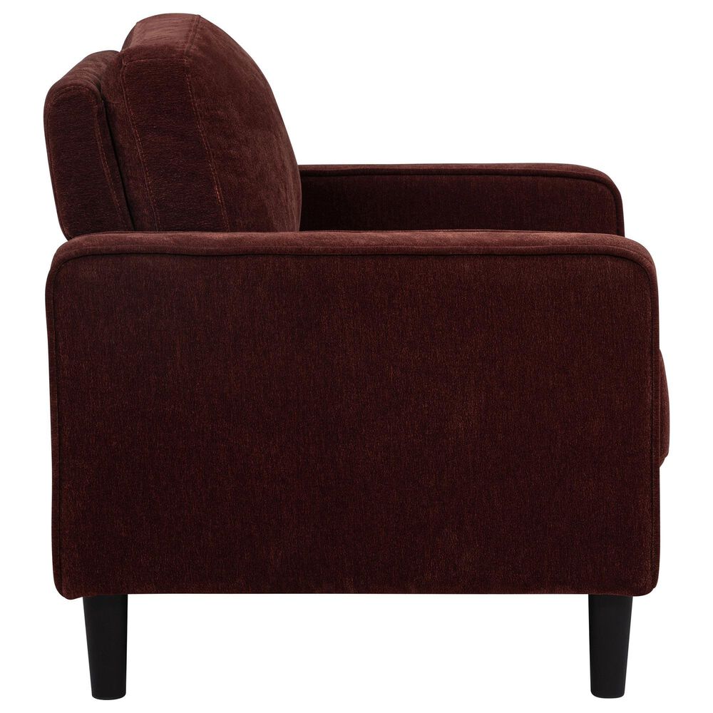 Coaster Ruth Accent Arm Chair in Rust, , large