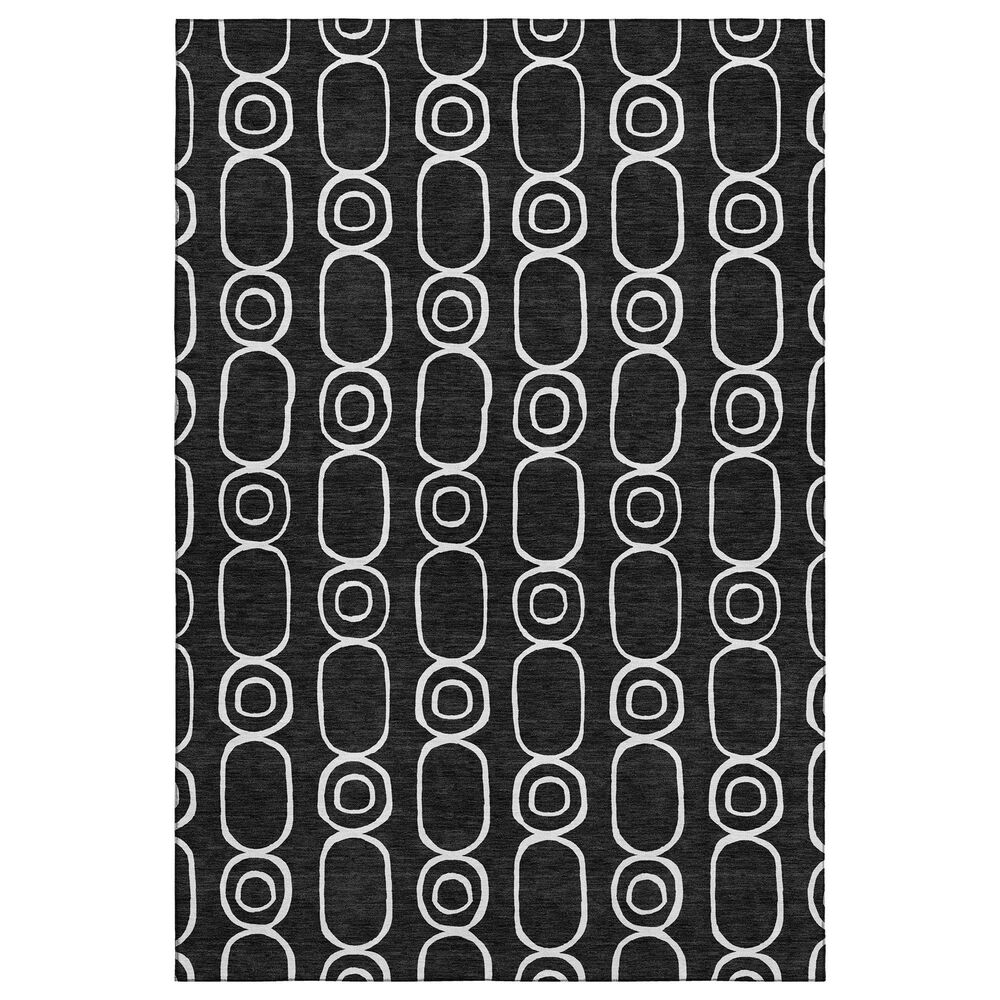 Dalyn Rug Company The Reserve TR6 Black 5&#39; x 7&#39;6&quot; Indoor/Outdoor Area Rug, , large