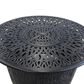 GatherCraft Geneva 48" Round Firepit Table In Black, , large