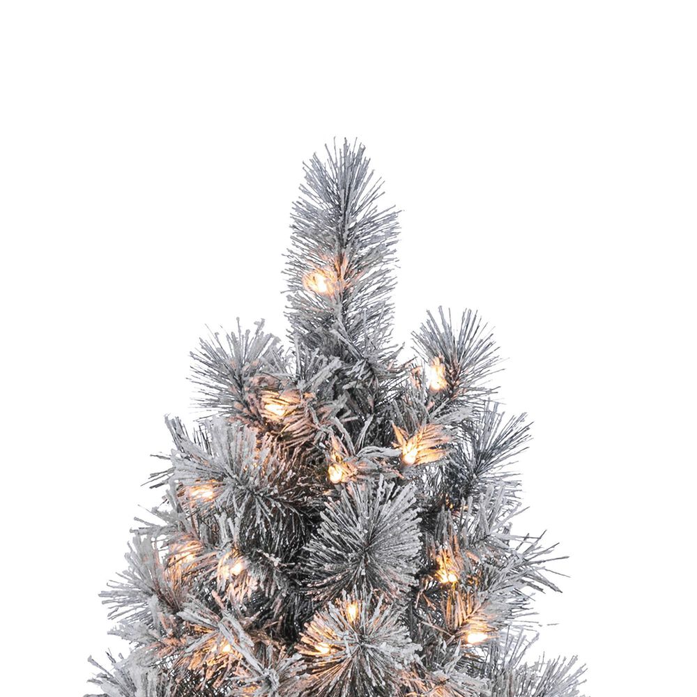 The Gerson Company 7.5&#39; Pre-Lit Boise Pine Christmas Tree in Green, , large