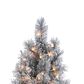 The Gerson Company 7.5" Pre-Lit Boise Pine Christmas Tree in Green, , large